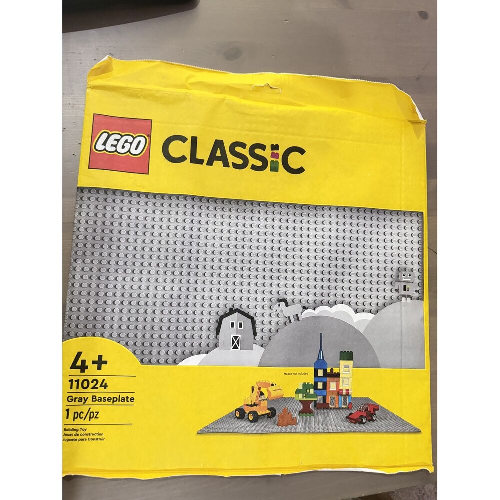 LEGO Classic Gray Baseplate 11024 48x48 Stud 14.5" Building Plate NEW